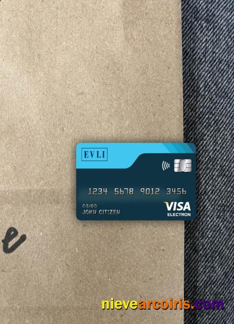 Finland Evli bank visa electron card photolook